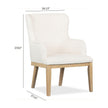 Magnussen Home Somerset Butternut Upholstered Arm Chair Set of 2