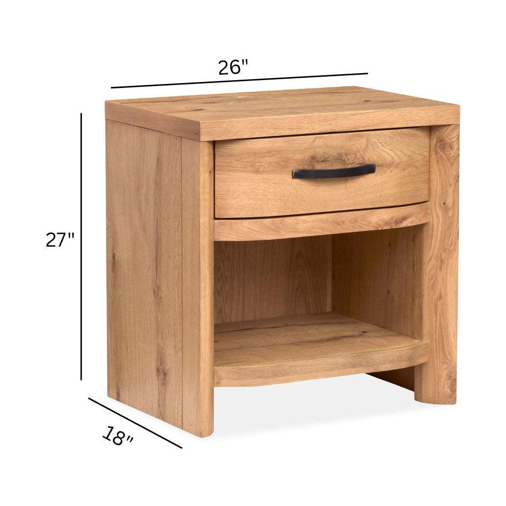 Magnussen Home Laramie Honey Wheat Nightstand