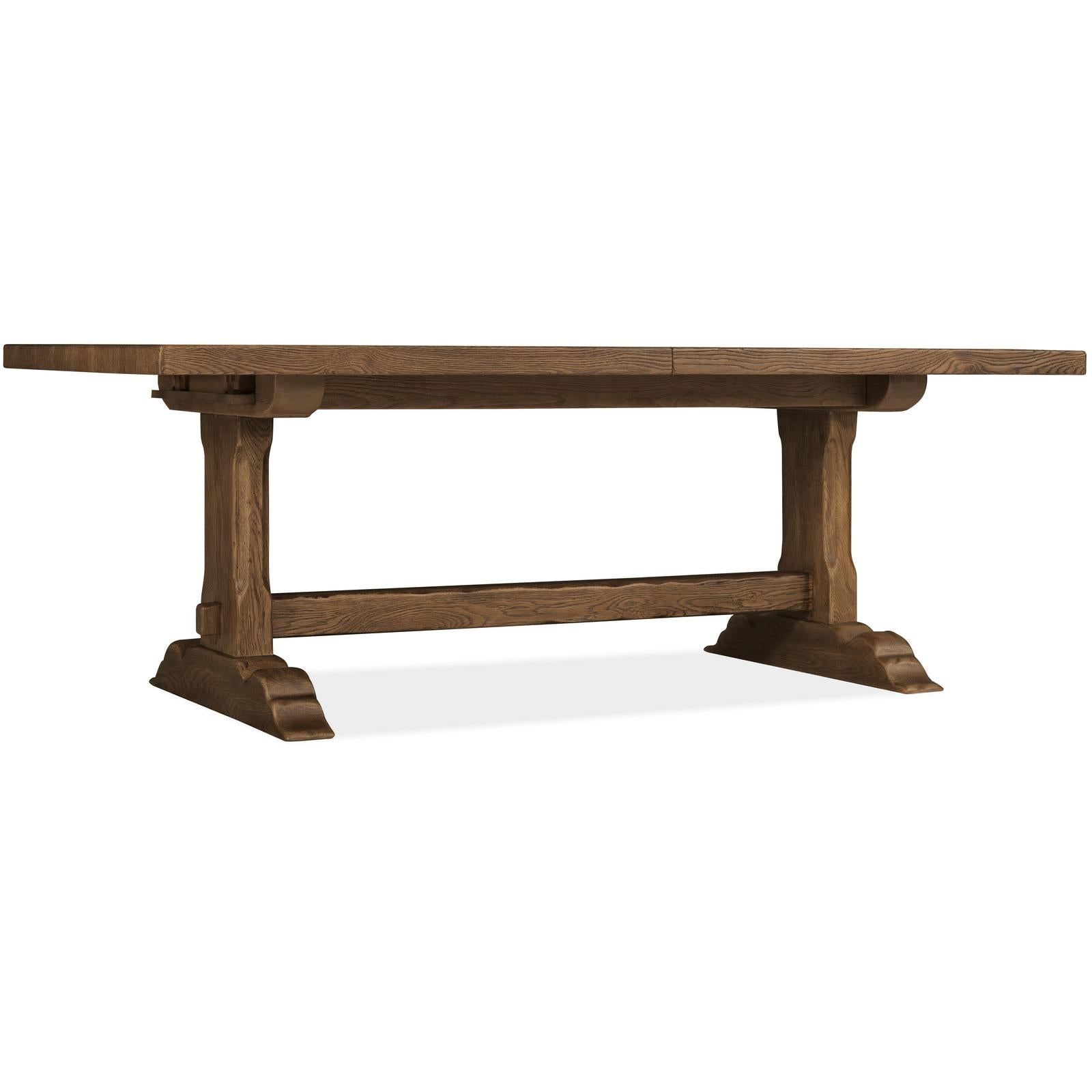 Hooker Furniture Driftwood Rectangle Dining Table with Two 20-inch Leaves