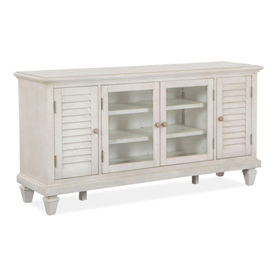 Magnussen Home Newport Alabaster Console