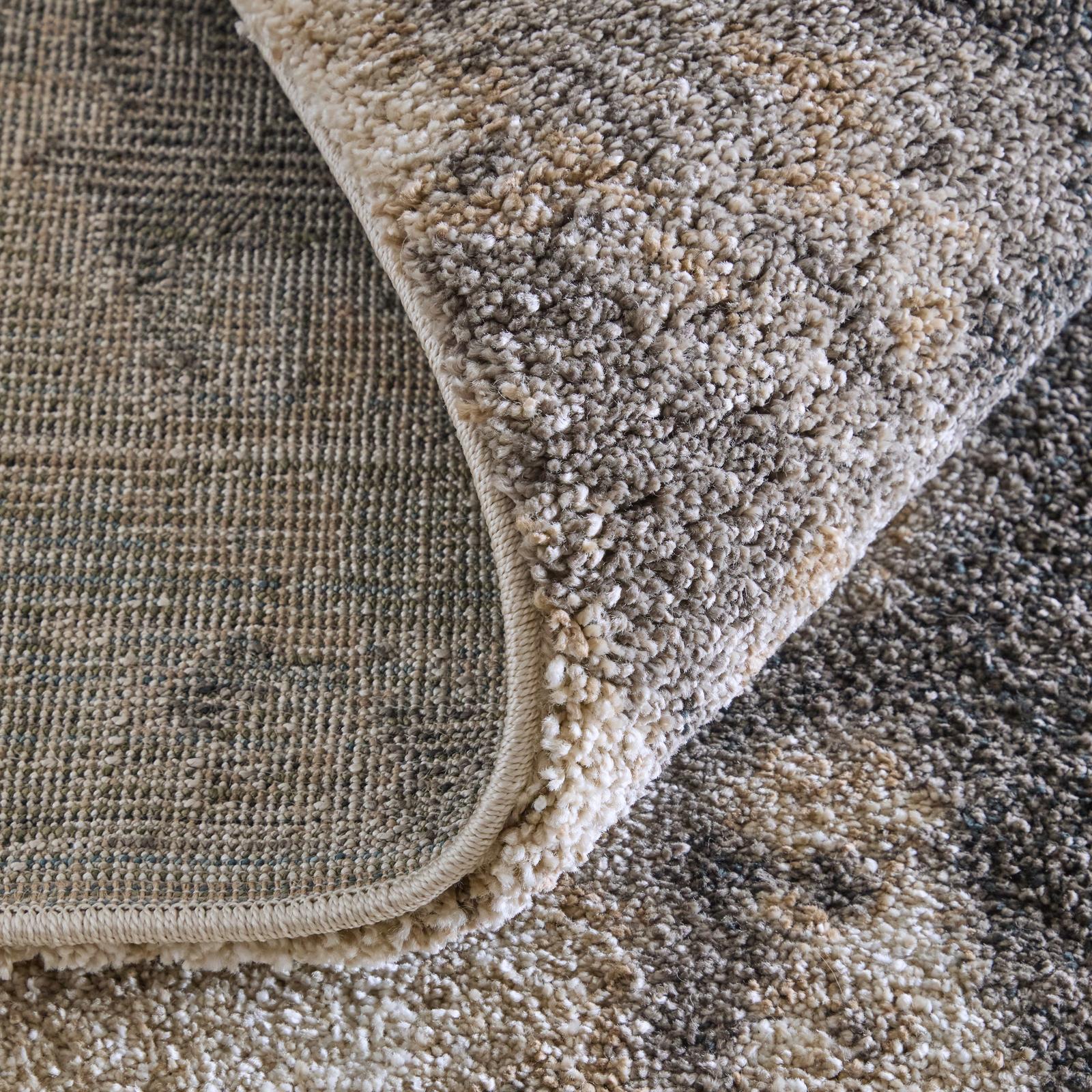 Feizy Richmond 39R7F Modern Abstract Rug in Tan/Gray