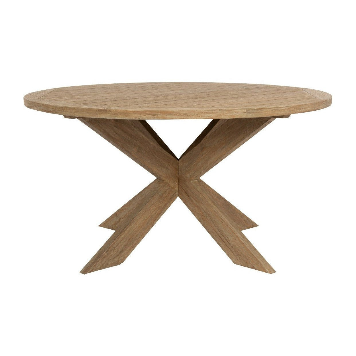 Sunset West Coastal Teak 56" Round Dining Table