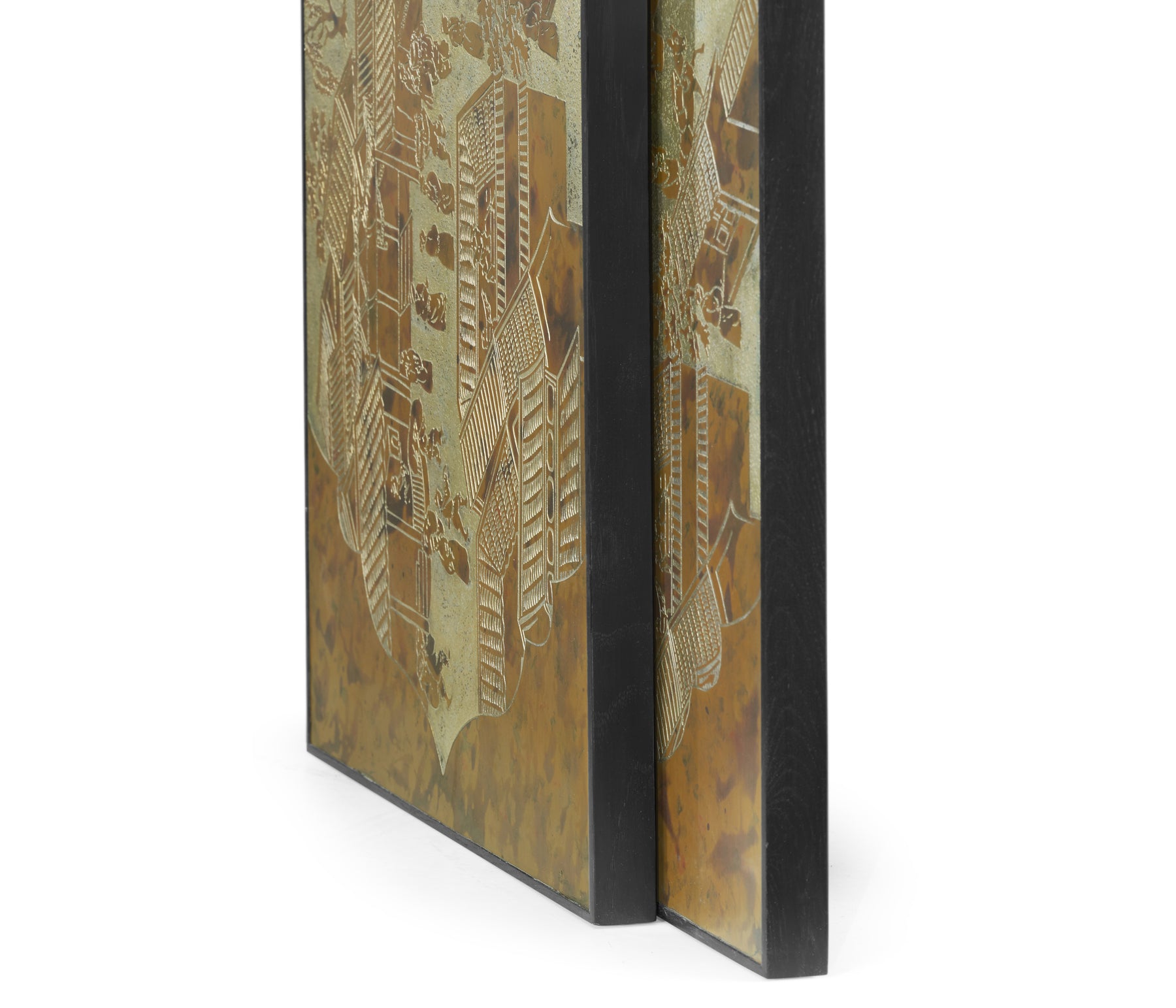 Jonathan Charles Fusion Chinoiserie Nesting Tables