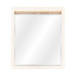 Michael Amini Pavira Dresser Mirror with LED Lights - Stone