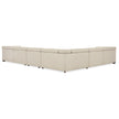 Hooker Furniture Savion Deux 6 Seat Sectional with Three Power Recliners and Seven Power Headrests