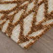 Feizy Colton 8A55F Modern Chevron Rug in Brown/Tan