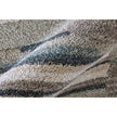 Feizy Richmond 39R4F Modern Abstract Rug in Ivory/Gray/Blue