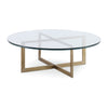 Century Furniture Nest Cocktail Table with Glass Top
