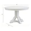 Magnussen Home Charleston Extendable Round Dining Table