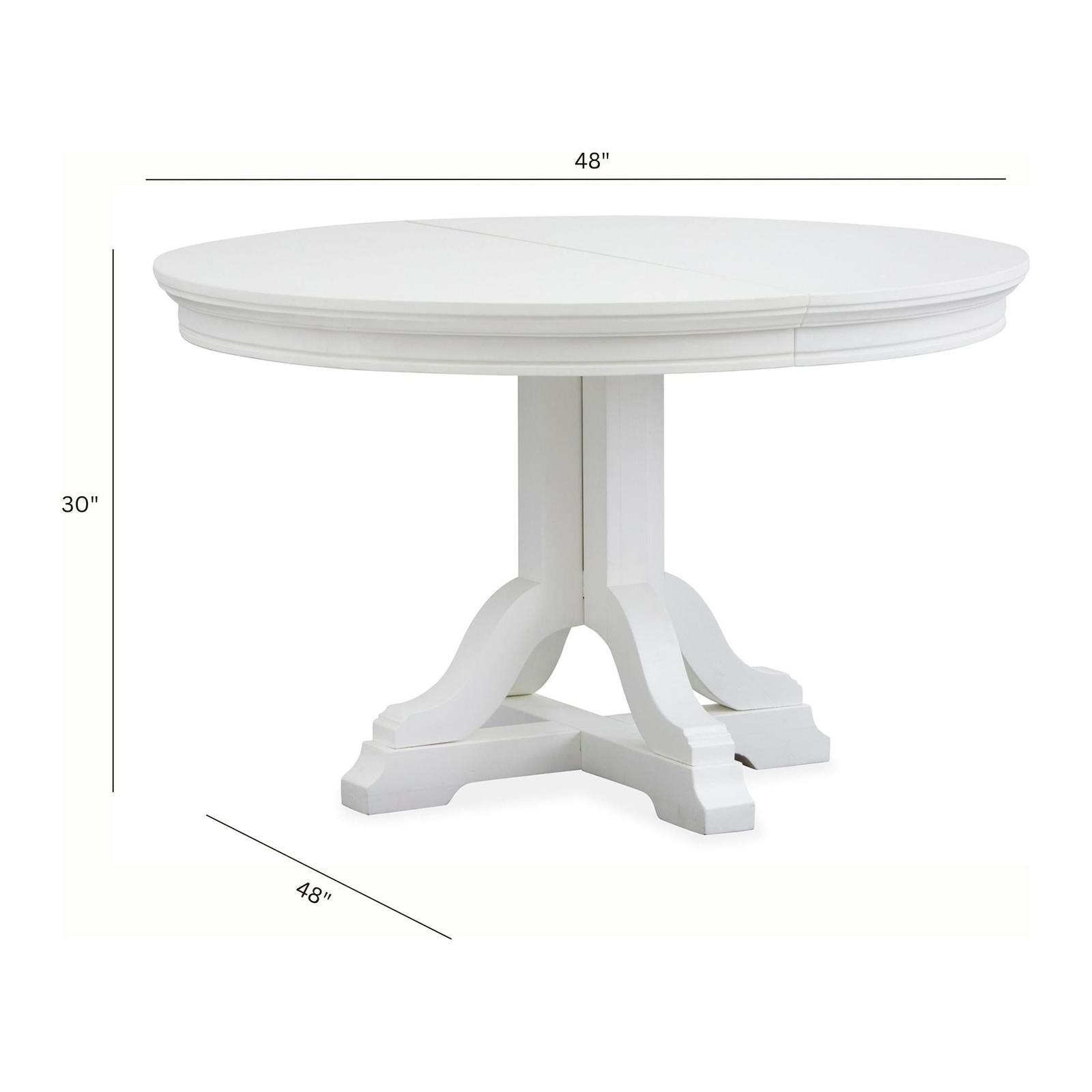 Magnussen Home Charleston Extendable Round Dining Table