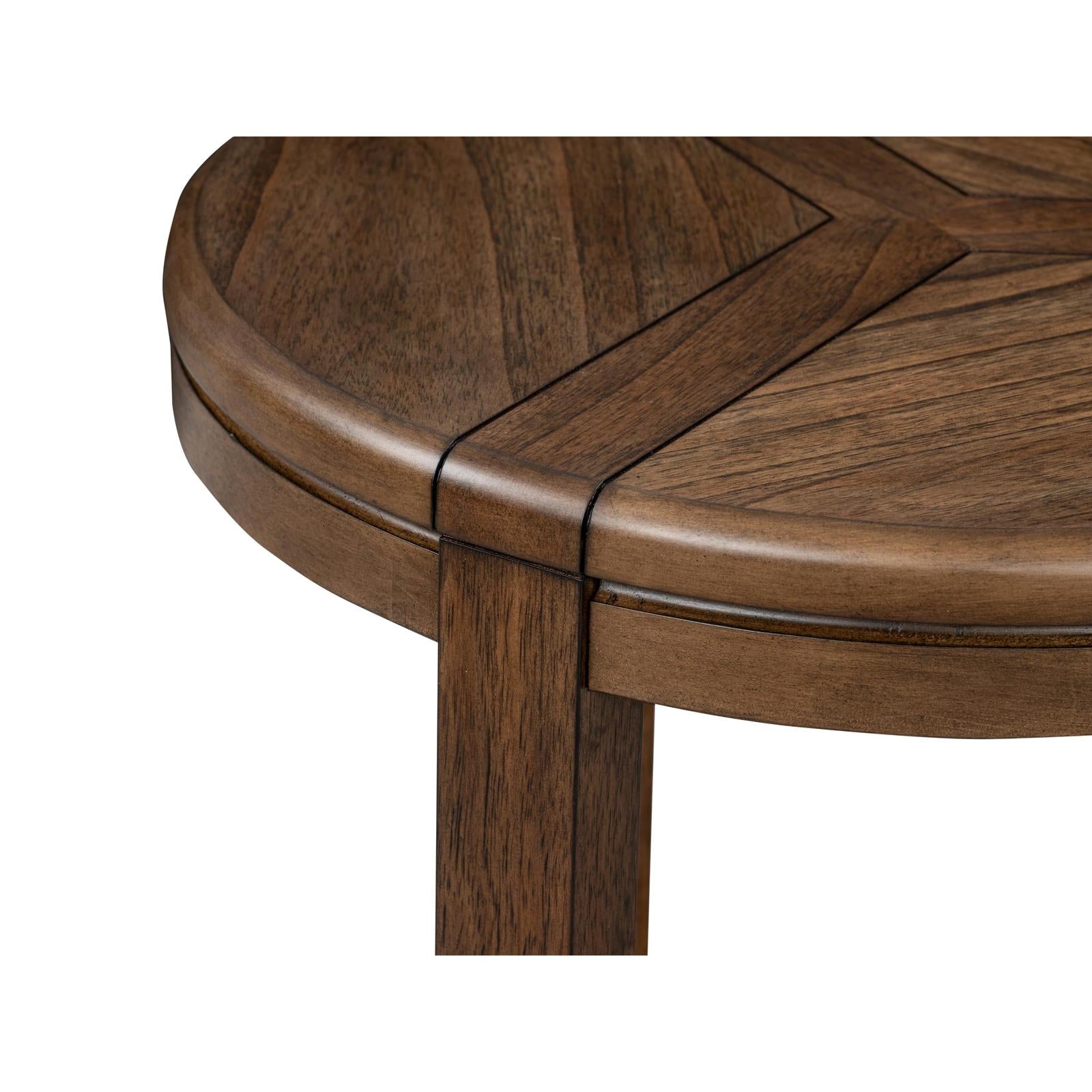 Magnussen Home Connolly Brown Round End Table