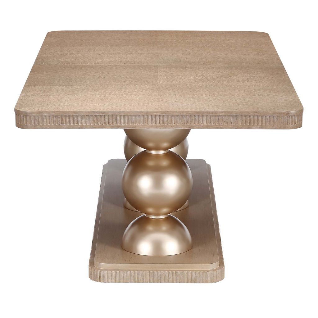 Michael Amini West Kensington Rectangular Dining Table - Sea Salt Caramel