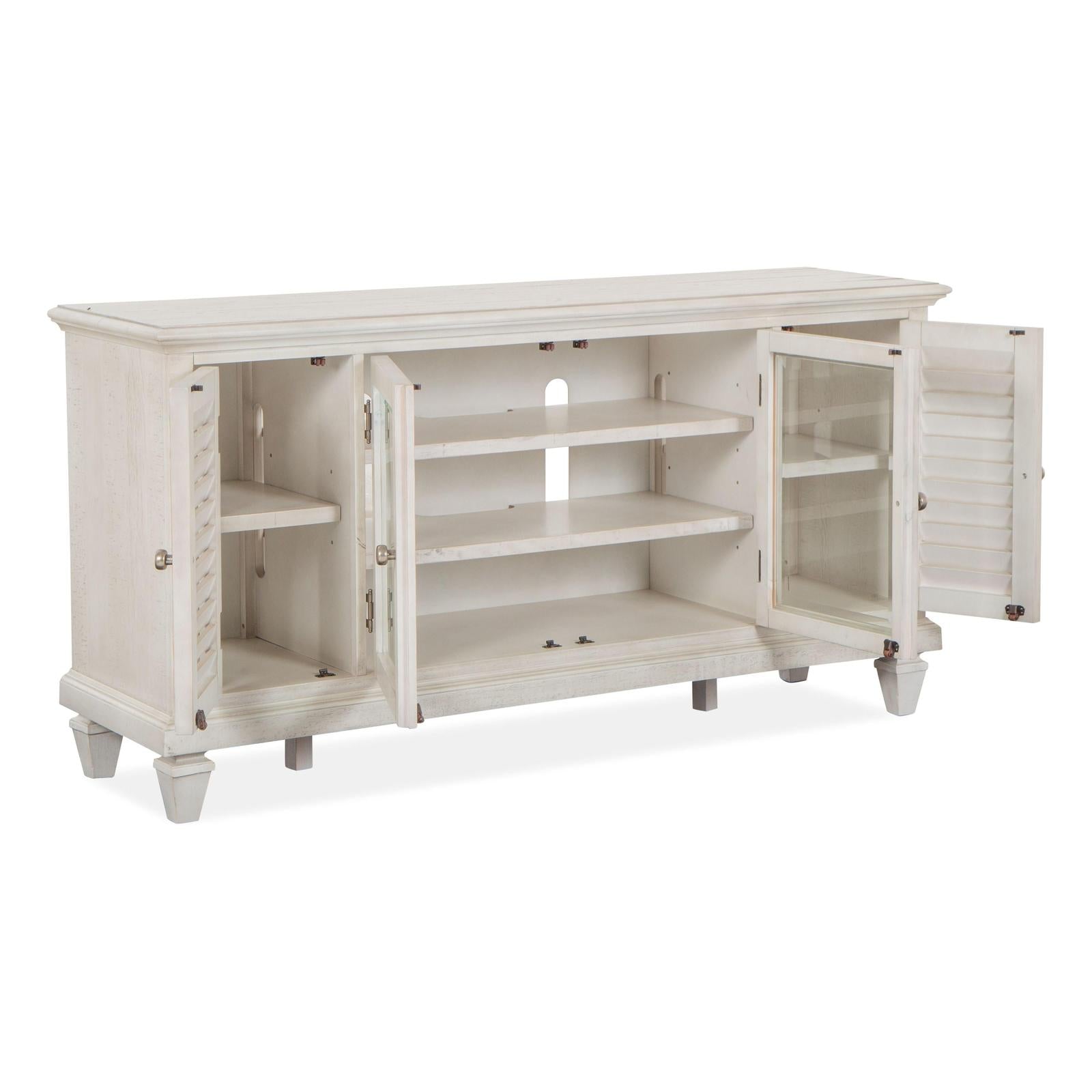 Magnussen Home Newport Alabaster Console