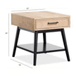 Magnussen Home Fletcher Driftwood Rectangular End Table