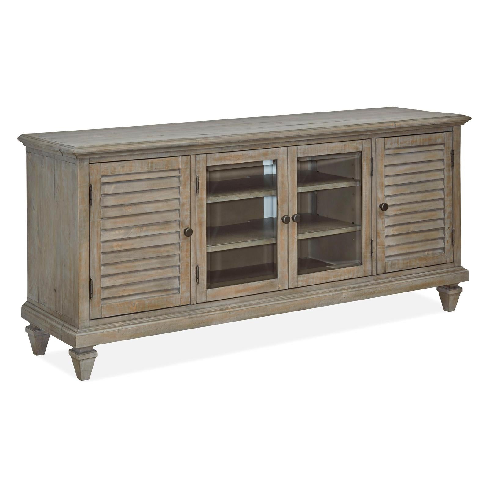 Magnussen Home Calistoga Dovetail Grey Entertainment Wall
