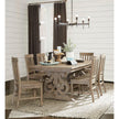 Magnussen Home Tinley Park Dove Tail Grey Extendable Rectangular Dining Table