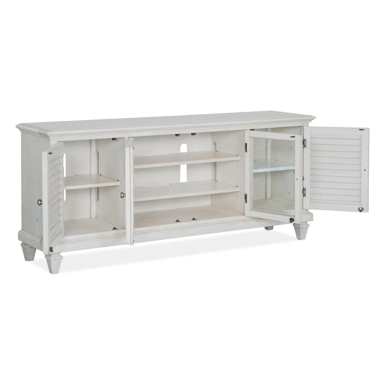 Magnussen Home Newport Alabaster Entertainment Wall
