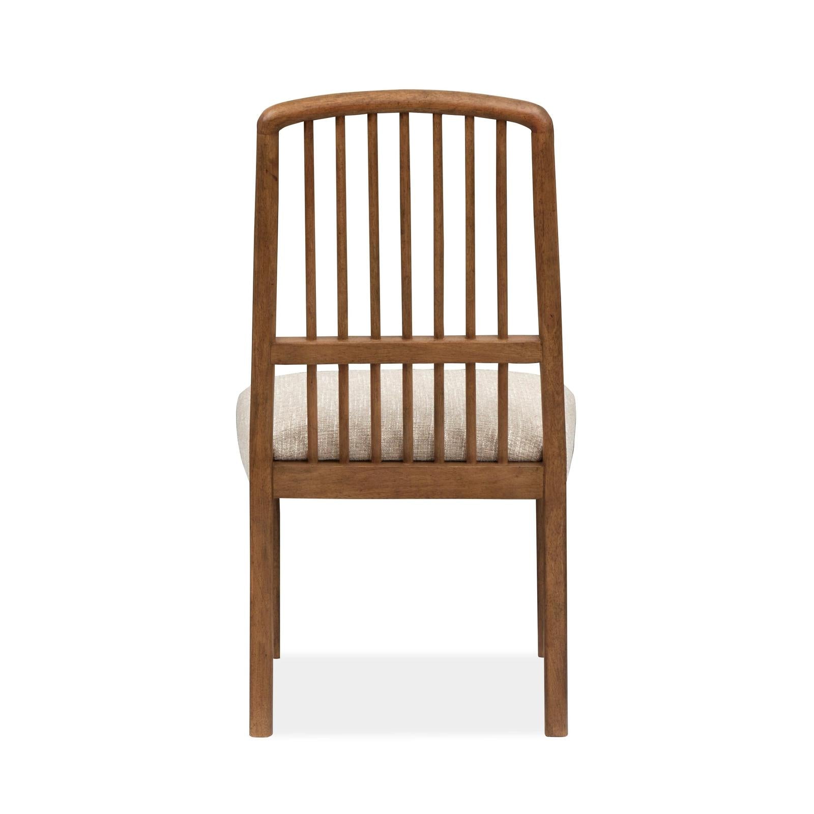 Magnussen Home Woodward Dark Clove Wood Slat Back Side Chair Two Pack