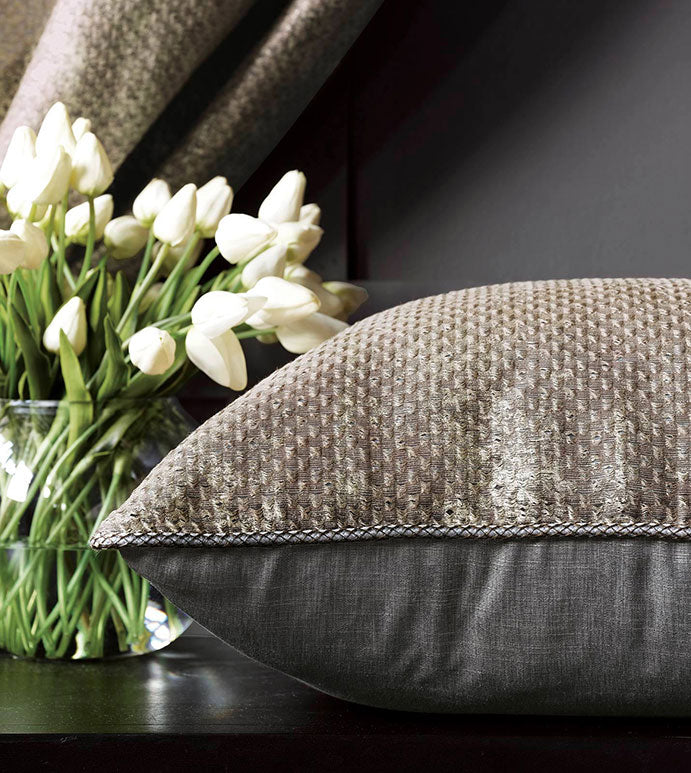 Eastern Accents Indochine Metallic Decorative Pillow