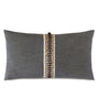 Eastern Accents Indochine Pleated Trim Decorative Pillow