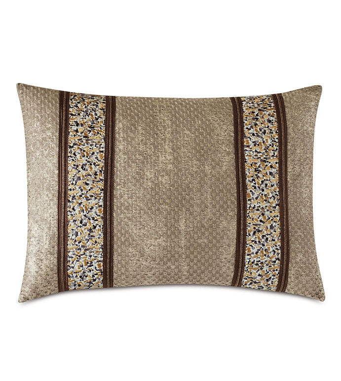 Eastern Accents Indochine Metallic Stripe Decorative Pillow