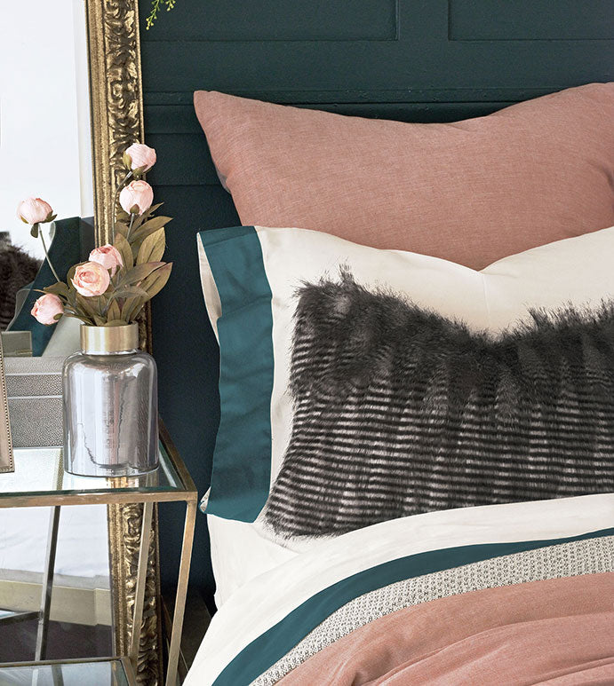 Eastern Accents Indochine Faux Fur Decorative Pillow