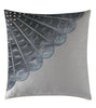 Eastern Accents Indochine Velvet Applique Decorative Pillow