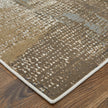 Feizy Clio 39LWF Modern Abstract in Ivory/Gray/Brown