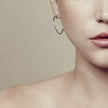 Christofle Idole de Christofle Sterling Silver Large Hoop Earrings