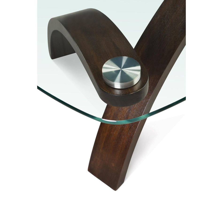 Magnussen Home Allure Hazelnut Oval End Table