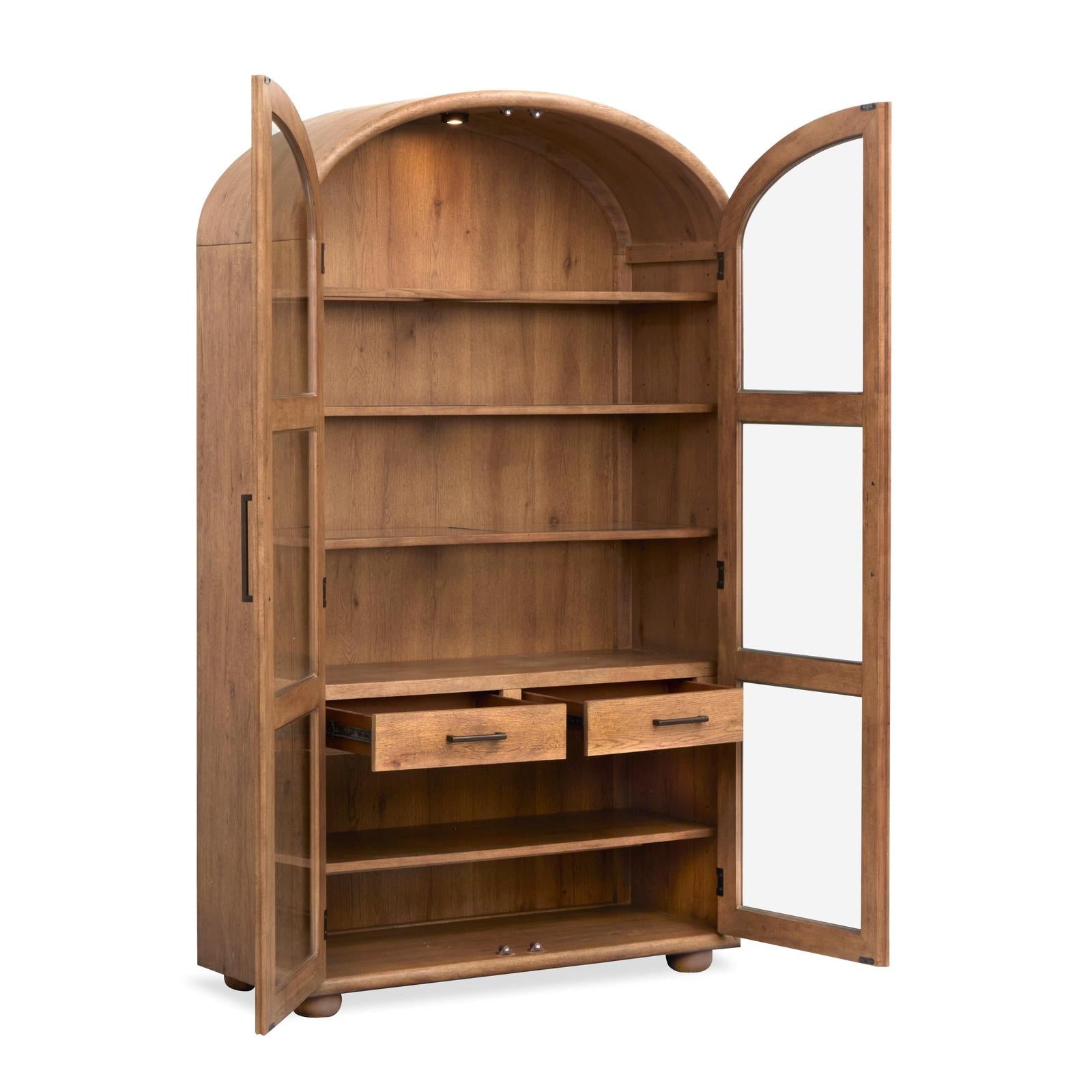 Magnussen Home Woodward Dark Clove Display Cabinet