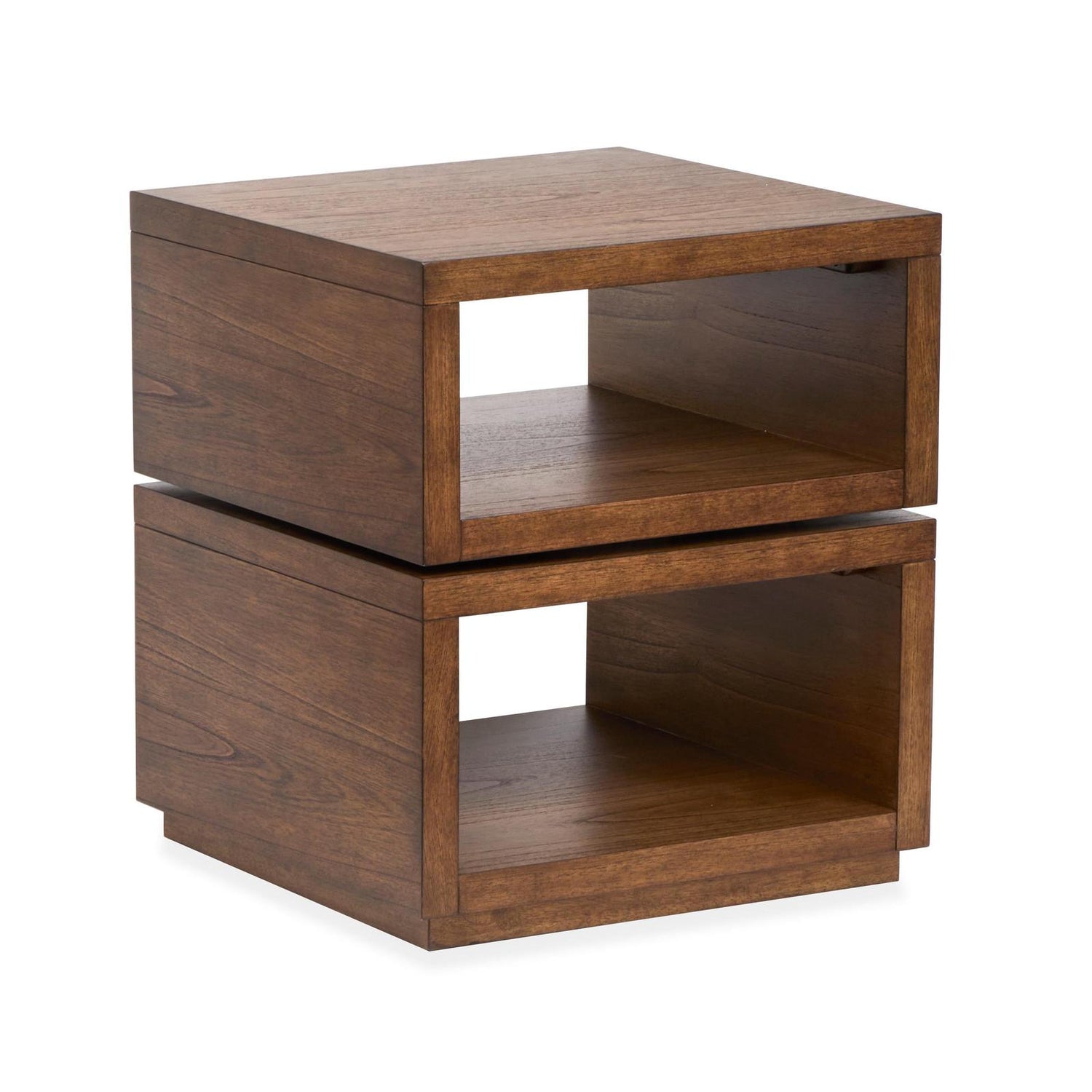 Magnussen Home Newton Cinnamon Square End Table