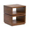 Magnussen Home Newton Cinnamon Square End Table