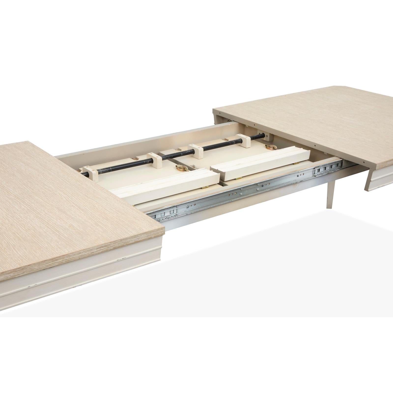 Salt Life Home Echo Isles Sea Pearl and Driftwood Extendable Rectangular Dining Table