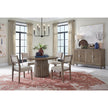 Magnussen Home Kavanaugh Weathered Kona Brown Upholstered Side Chair Set of 2
