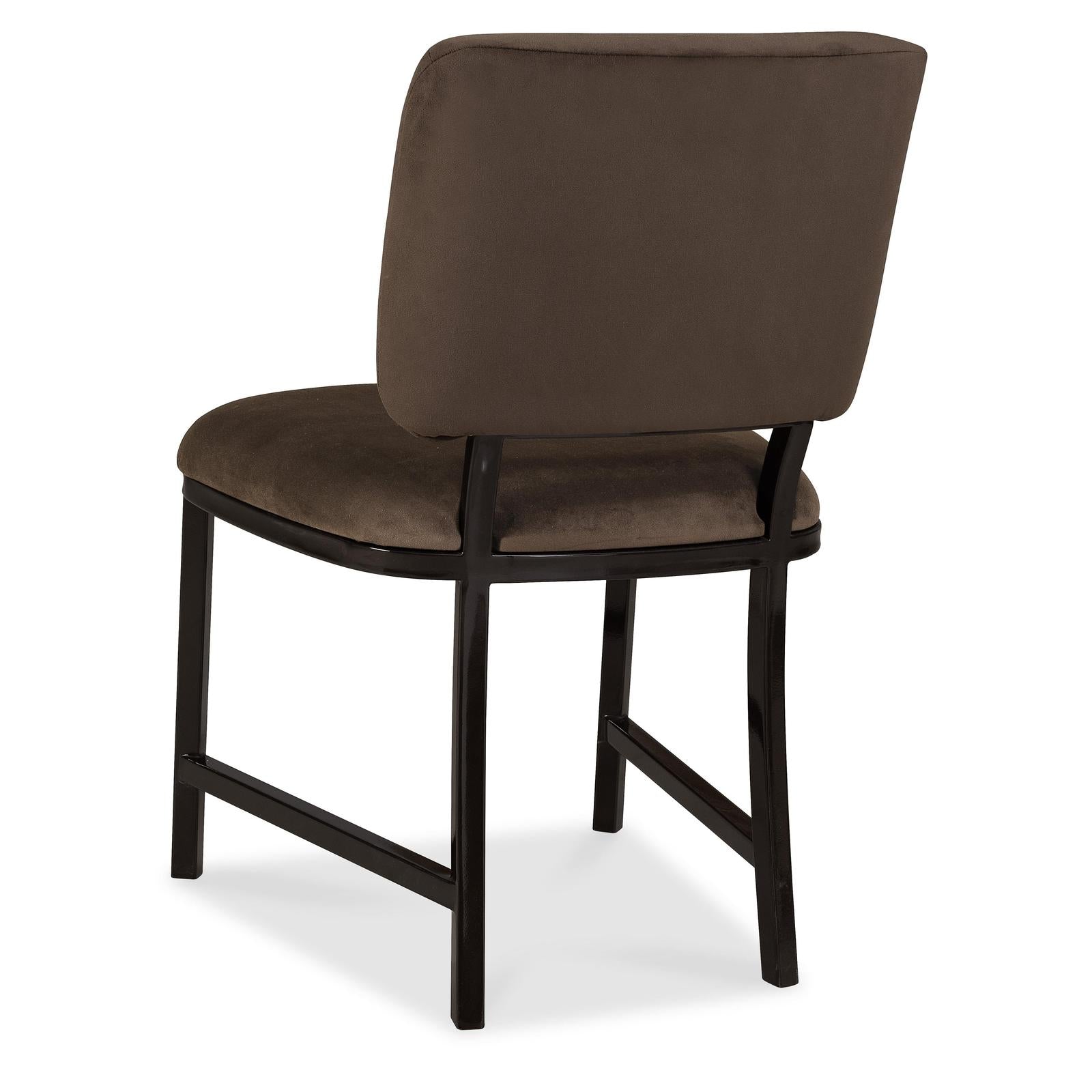 Pulaski Furniture Modern Mosaic Brown Upholstered Side Chair Two Pack