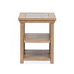 Magnussen Home Coventry Honey Wheat Rectangular Shelf End Table