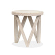Magnussen Home Bostwick Coconut Cream Round End Table