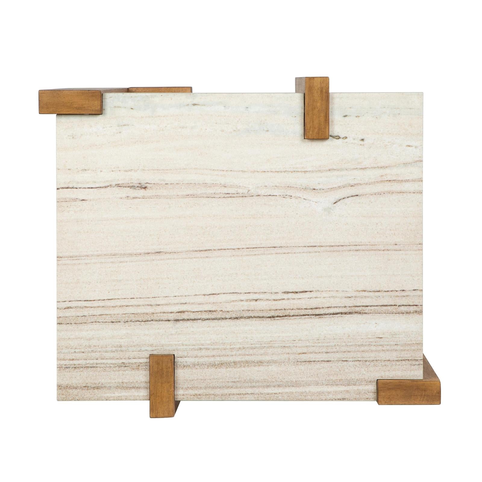 Magnussen Home Carrington Honey Wheat Rectangular End Table