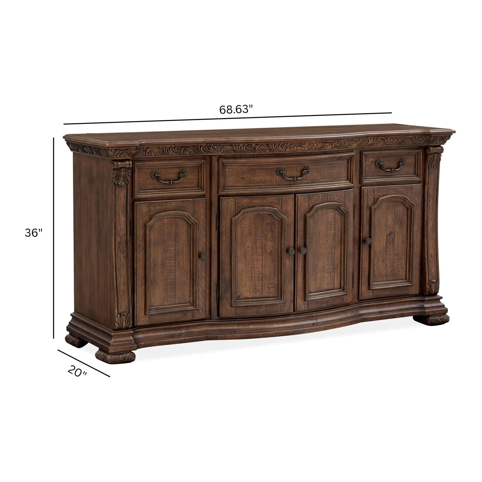 Magnussen Home Durango Willadeene Brown Buffet