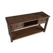 Magnussen Home Cormac Brown Rectangular Sofa Table
