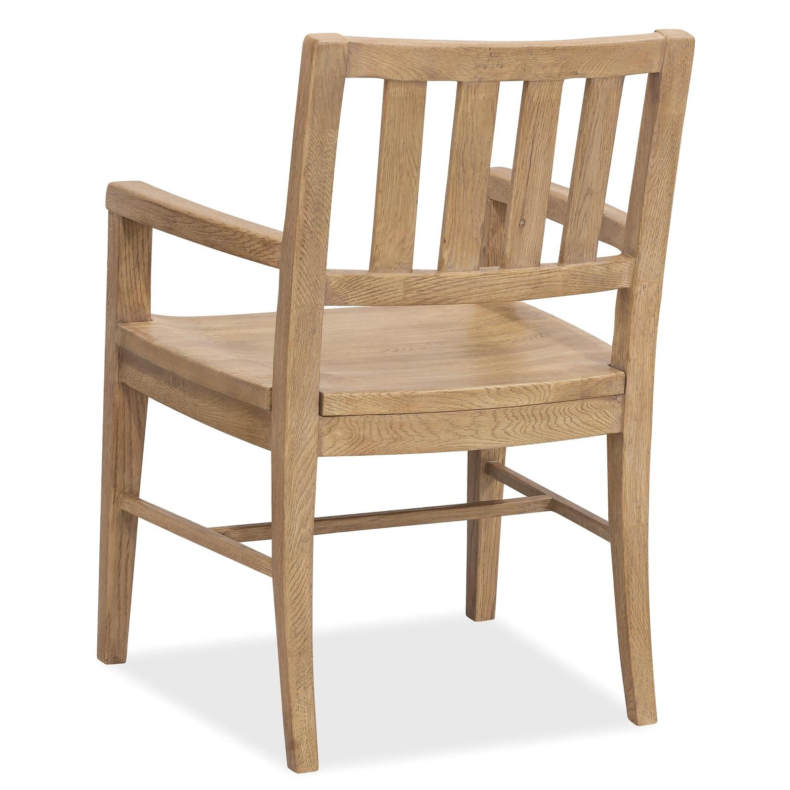 Hooker Furniture Driftwood Splatback Arm Chair