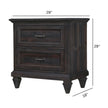 Magnussen Home Calistoga Weathered Charcoal Drawer Nightstand