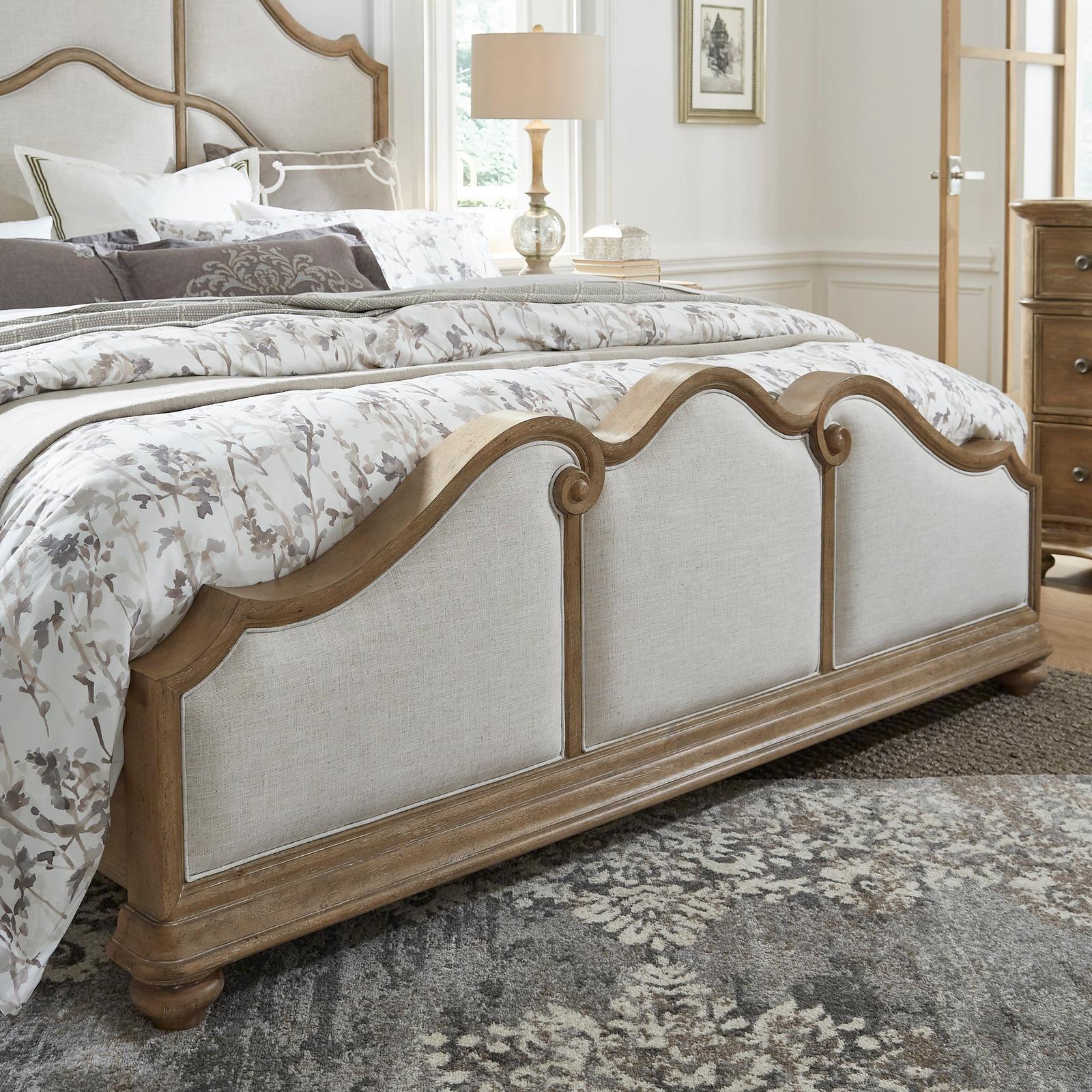 Pulaski Furniture Weston Hills Flax Seed Upholstered Bed