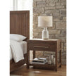 Hooker Furniture Driftwood One-Drawer Nightstand with Stone