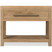 Hooker Furniture Driftwood One-Drawer Nightstand with Stone
