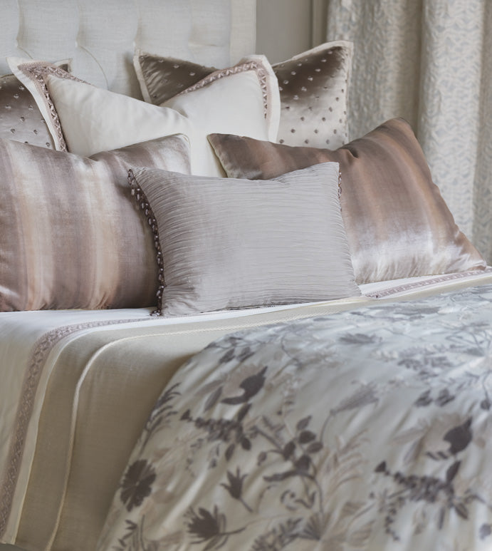 Eastern Accents Vivaldi Fog with Beaded Trim