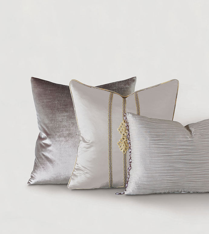 Eastern Accents Vivaldi Fog with Beaded Trim