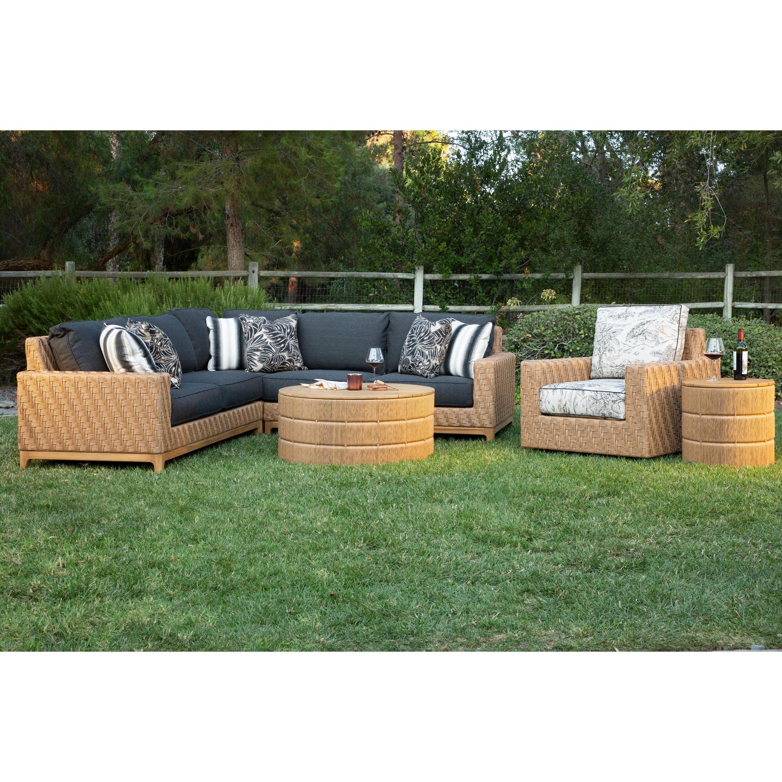 Margaritaville Avalon Wicker Storage Coffee Table