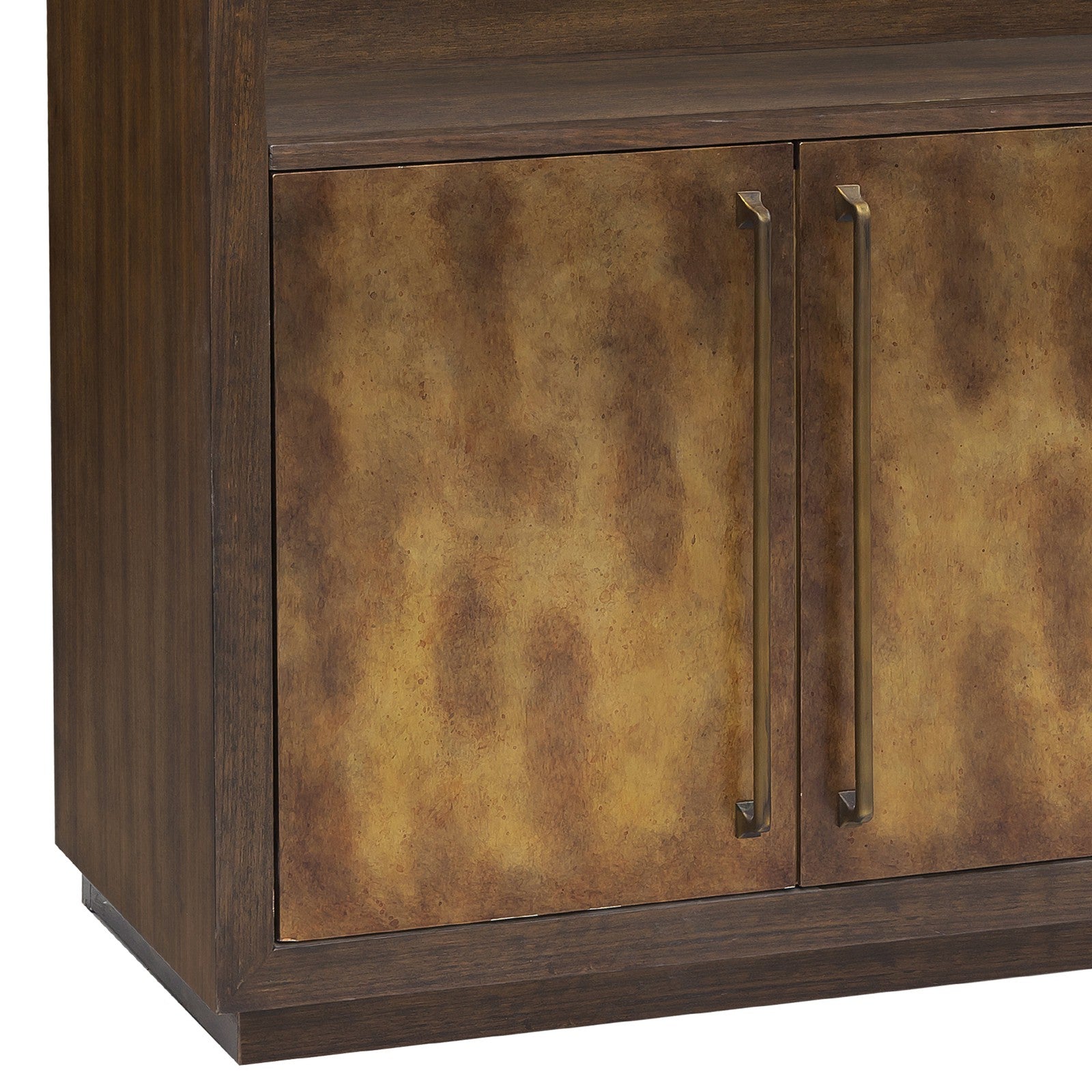 Pulaski Furniture 3 Door Bar Cabinet with Glass Shelves